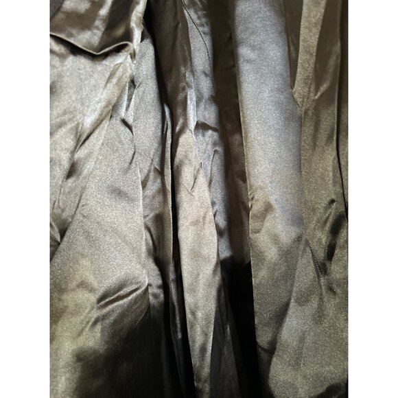 City Chic Black Coat Fluffe – Size 16 Faux Fur Cuff Belted Jacket NEW - Picture 8 of 16